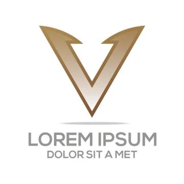 Logo abstract symbol element template business vector Illustrazione stock