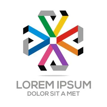 Logo Abstract Triangle Vector Stock-Illustration