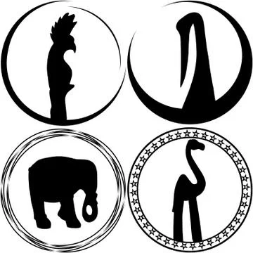 Logo animal 스톡 일러스트