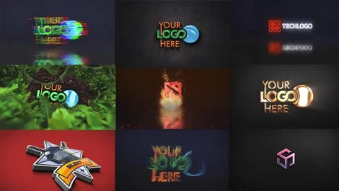 Logo Animation pack Stock After Effects