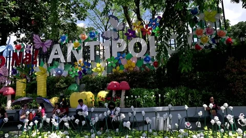 Logo of Antipolo City with Background an... | Stock Video | Pond5