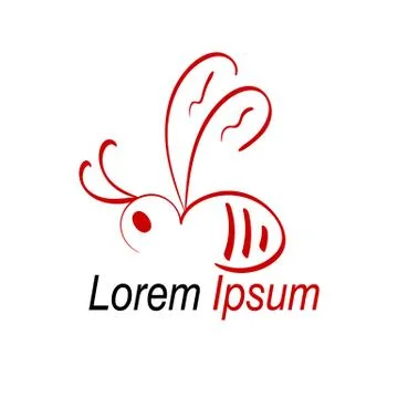 A logo for apiculture Stock Illustration