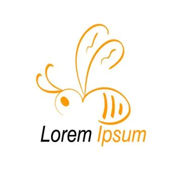 A logo for apiculture Stock Illustration