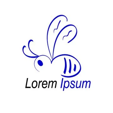 A logo for apiculture Stock Illustration