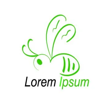 A logo for apiculture Stock Illustration