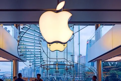 Logo of Apple Inc. Stock Photos
