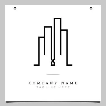 Logo Art Line - 02 Stock Illustration