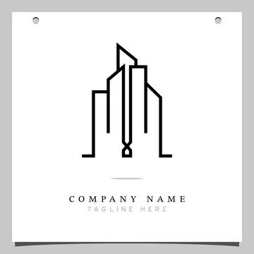 Logo Art Line - 08 Stock Illustration