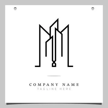 Logo Art Line - 12 Stock Illustration