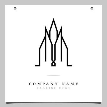 Logo Art Line - 13 Stock Illustration