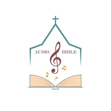 Logo Audio Bible Stock Illustration