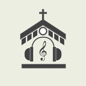 Logo Audio Bible Stock Illustration