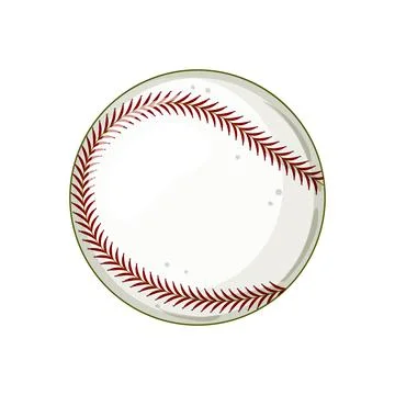 Logo baseball ball cartoon vector illustration 스톡 일러스트