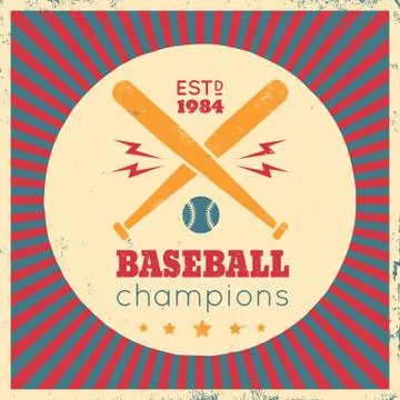 Logo for baseball 스톡 일러스트