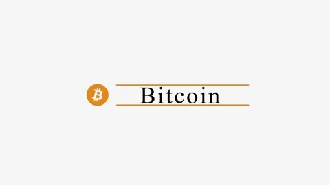Logo bitcoin Video stock 165160525