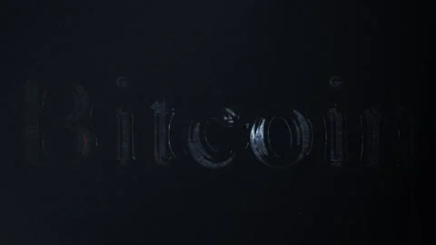 Logo bitcoin Stock Footage 165469055