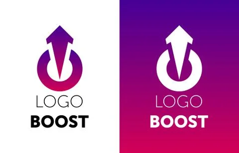 Logo Boost Template Design Vector. boost logotype. Stock Illustration