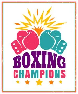 Logo for boxing. Stock Illustration