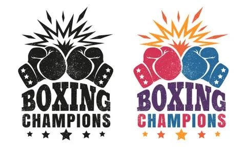 Logo for boxing Stock Illustration
