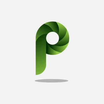Logo Brand for Letter P Stock Illustration