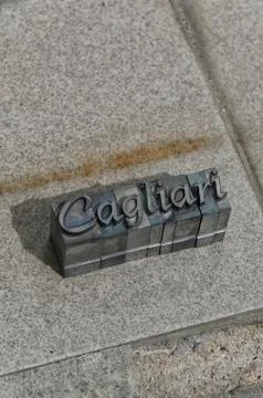 Logo of Cagliari Stock-Fotos