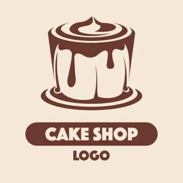 Logo Cake shop Illustrazione stock