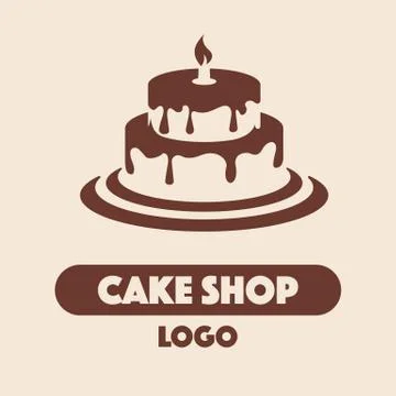 Logo Cake shop Stock Illustration