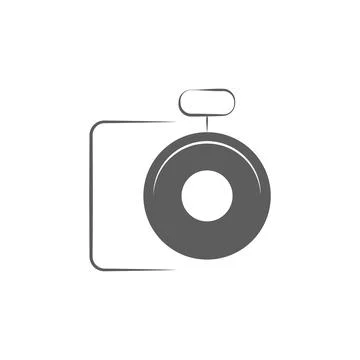 Logo camera icon. Elements of photo and video icon. Premium quality graphic Stock Illustration
