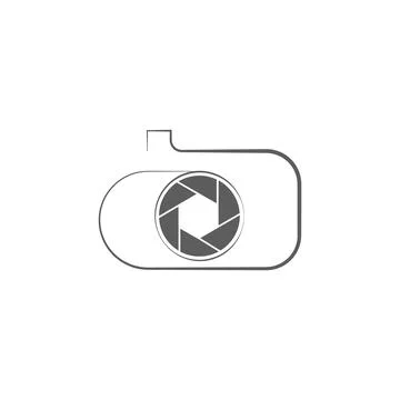 Logo camera icon. Elements of photo and video icon. Premium quality graphic Stock Illustration