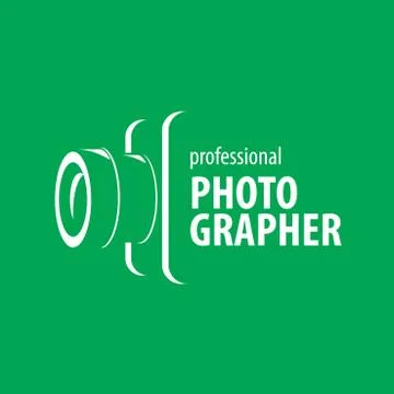 Logo camera the photographer Stock Illustration