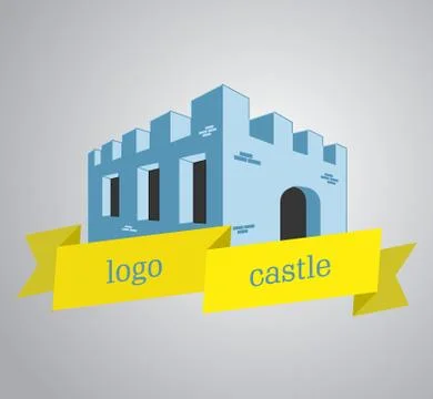 Logo castle Stock Illustration