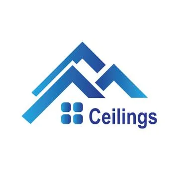 The logo of the ceilings, floors Stock Illustration