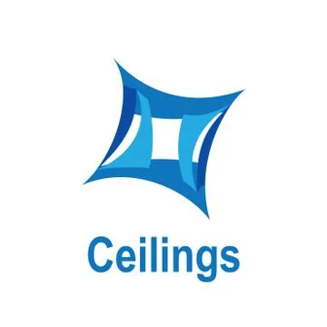 The logo of ceilings, floors Stock Illustration