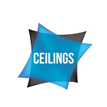 The logo of ceilings, floors Stock Illustration