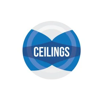 The logo of ceilings, floors Stock Illustration