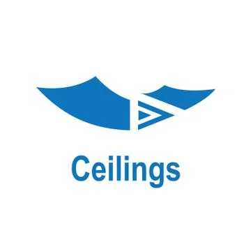 The logo of ceilings, floors Stock Illustration