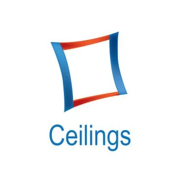 The logo of ceilings, floors Stock Illustration