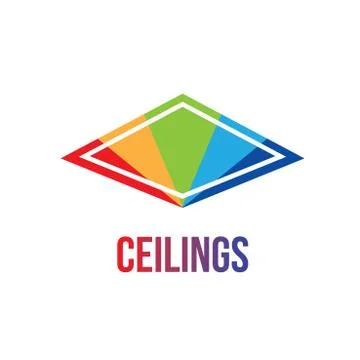 The logo of ceilings, floors Stock Illustration