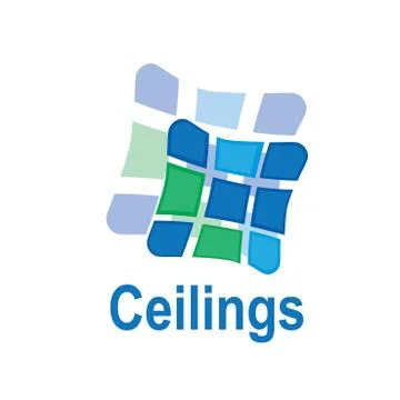 The logo of ceilings, floors Stock Illustration