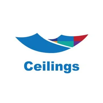 The logo of ceilings, floors Stock Illustration