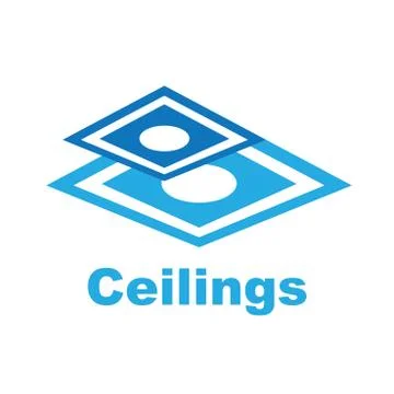 The logo of ceilings, floors Stock Illustration
