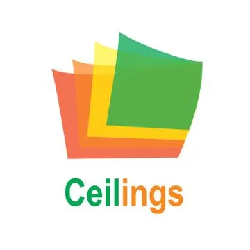 The logo of ceilings, floors Stock Illustration