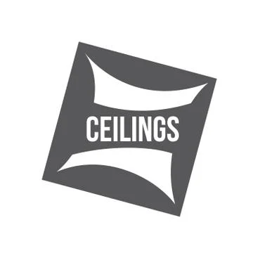The logo of ceilings, floors Stock Illustration
