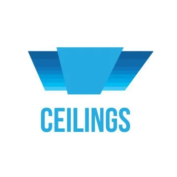The logo of ceilings, floors Stock Illustration