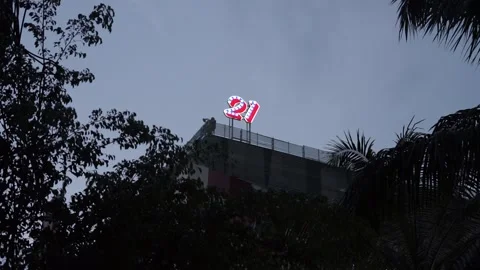 Logo Cinema 21 스톡 동영상 332071096