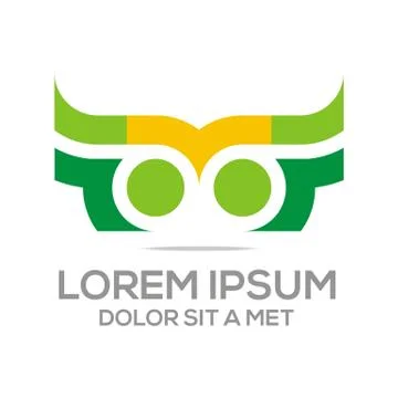 Logo Circle Round Infinity Design Concept Stock Illustration