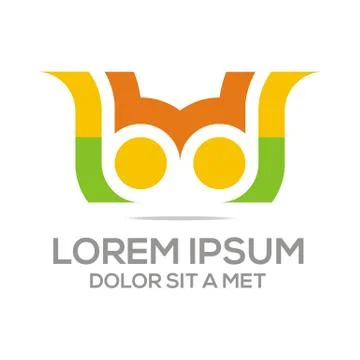 Logo Circle Round Infinity Design Concept Stock Illustration