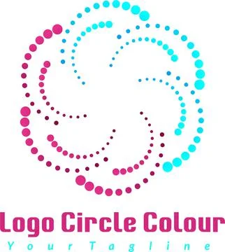 Logo Circle Technology 스톡 일러스트