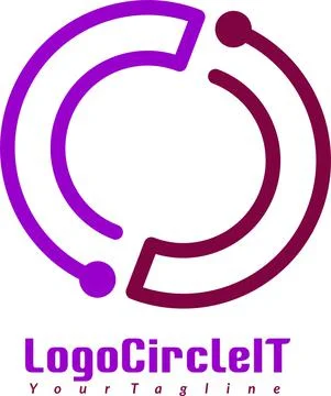 Logo CircleIT 스톡 일러스트