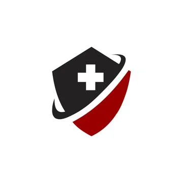 Logo for clinic icon vector - Vector Illustrazione stock